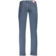 Tommy Hilfiger blaue Herren-Jeans aus Baumwolle im Slim-Fit mit fünf Taschen und Logo-Stickerei