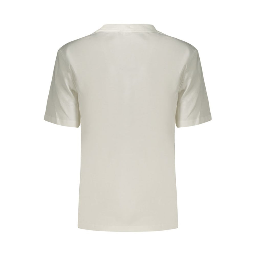 Calvin Klein Women's White Cotton T-Shirt