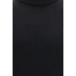 Roberto Collina Schwarzer Wollpullover Aries Turtleneck