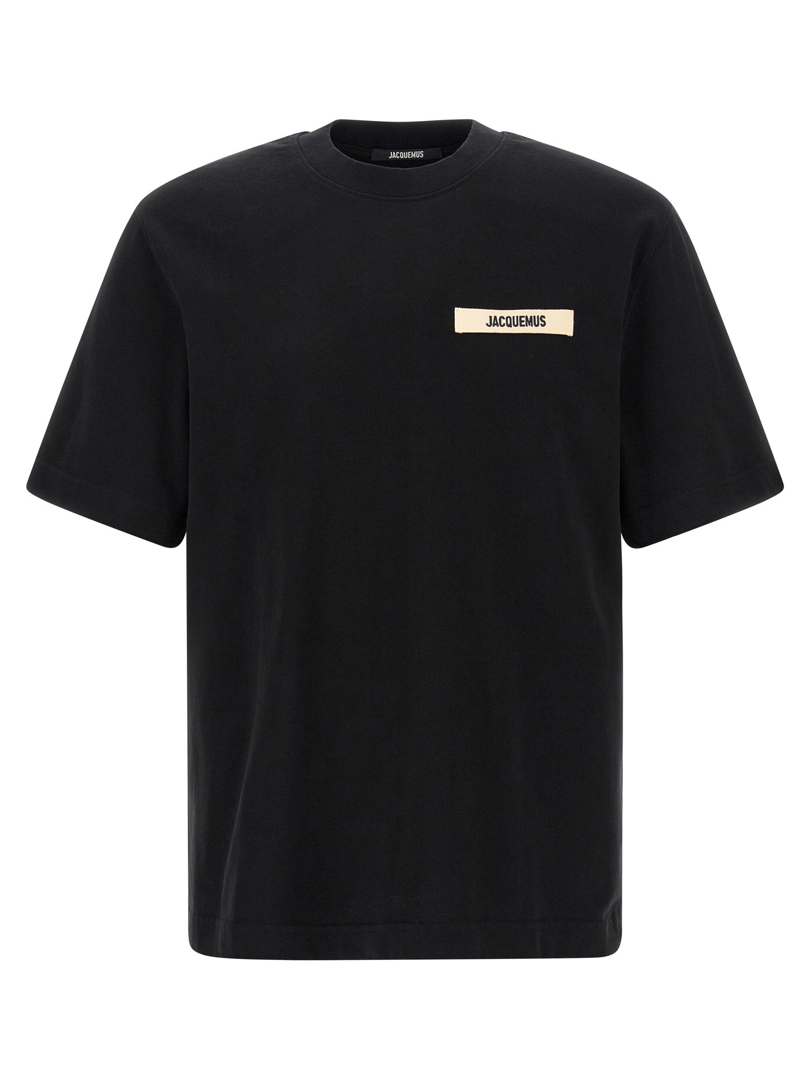 Jacquemus Schwarzes Baumwoll-T-Shirt