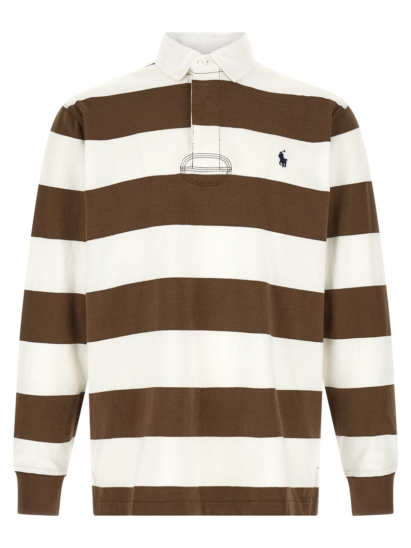 Polo Ralph Lauren Braunes Baumwoll-Polohemd