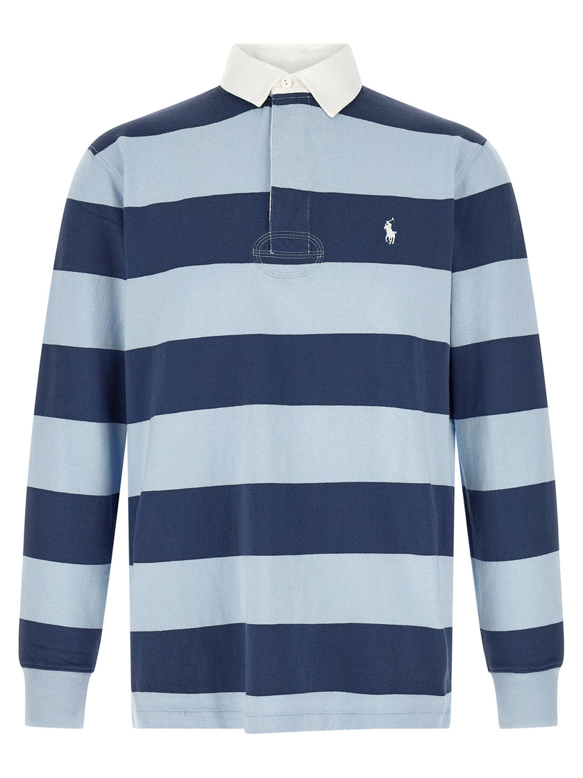 Polo Ralph Lauren Blaues Baumwoll-Polohemd