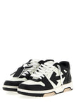 Off-White Bicolor Calfskin Low Top Sneakers