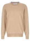 Brunello Cucinelli Beige Cashmere Cardigan