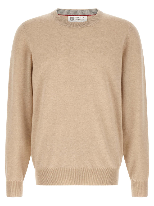 Brunello Cucinelli Beige Cashmere Cardigan