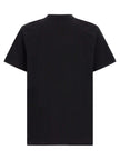 Moschino Schwarzes Baumwoll-T-Shirt