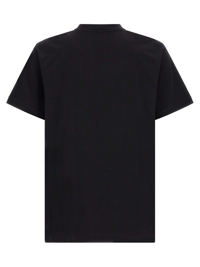 Moschino Schwarzes Baumwoll-T-Shirt