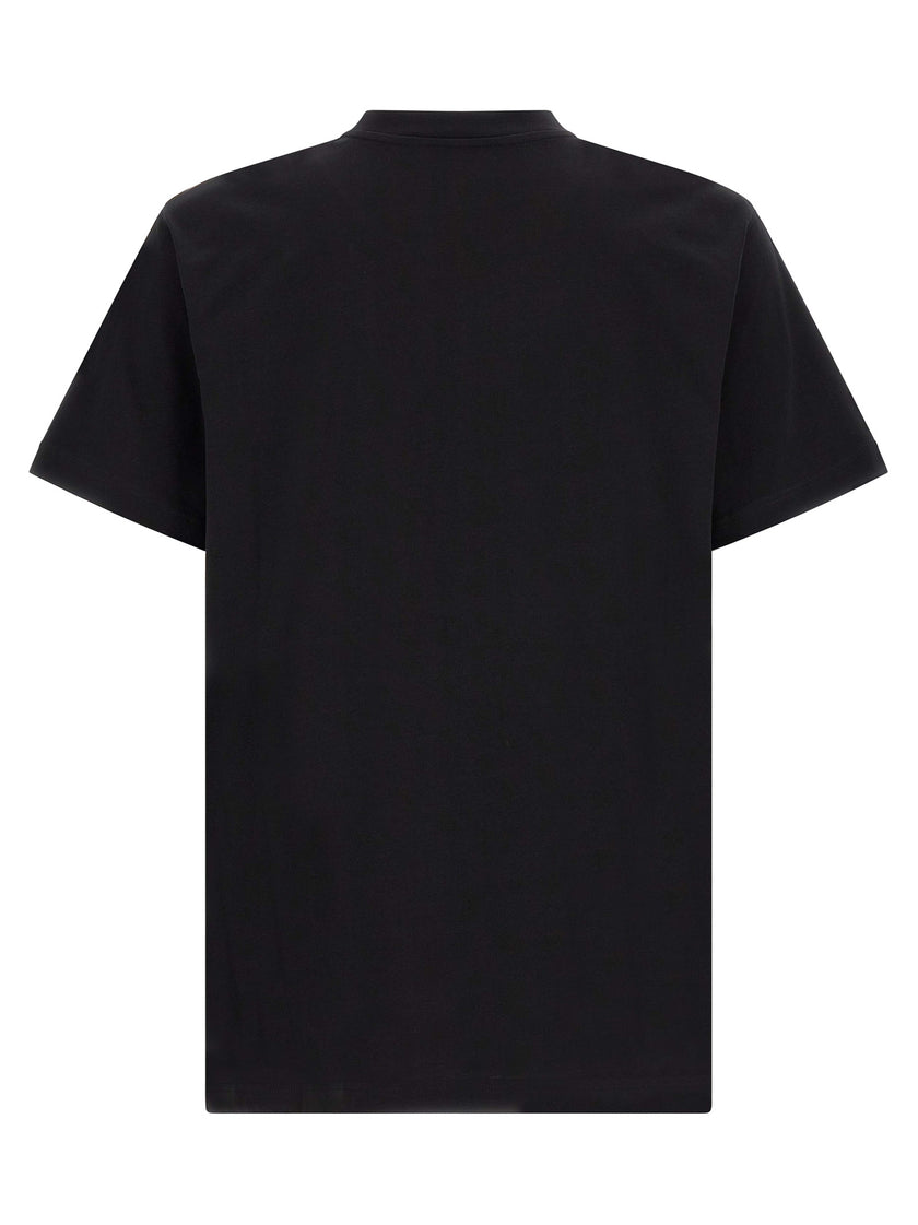 Moschino Schwarzes Baumwoll-T-Shirt