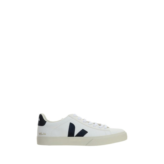 Veja Weiße Low-Top-Sneaker aus Kalbsleder Bos Taurus