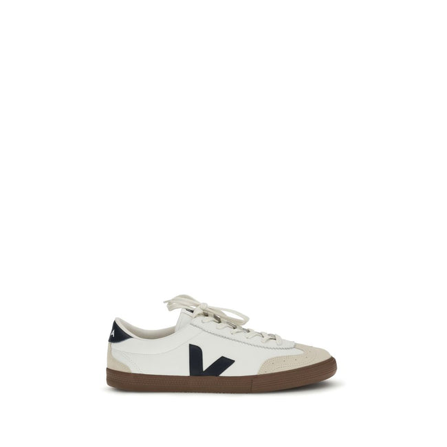 Veja Weiße Kalbsleder Bos Taurus Athletic Sneaker