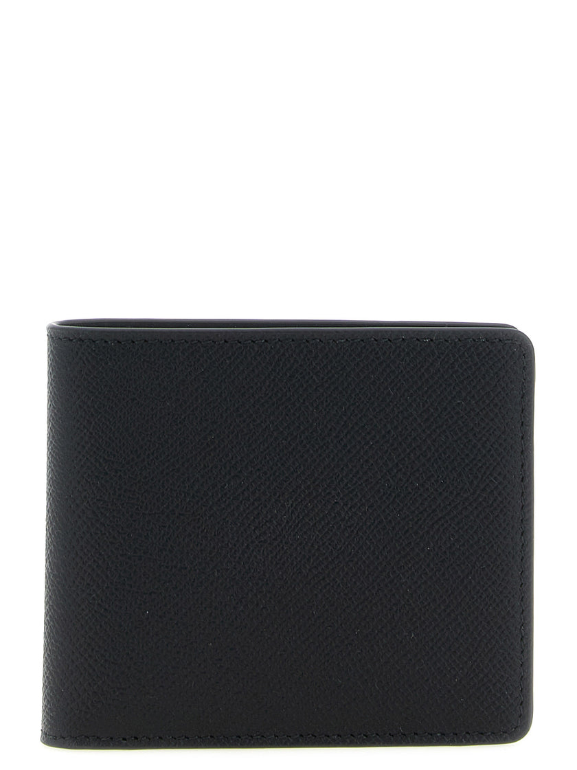 Maison Margiela Schwarzes Kalbsleder Portemonnaie