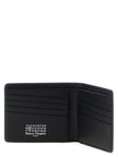 Maison Margiela Schwarzes Kalbsleder Portemonnaie