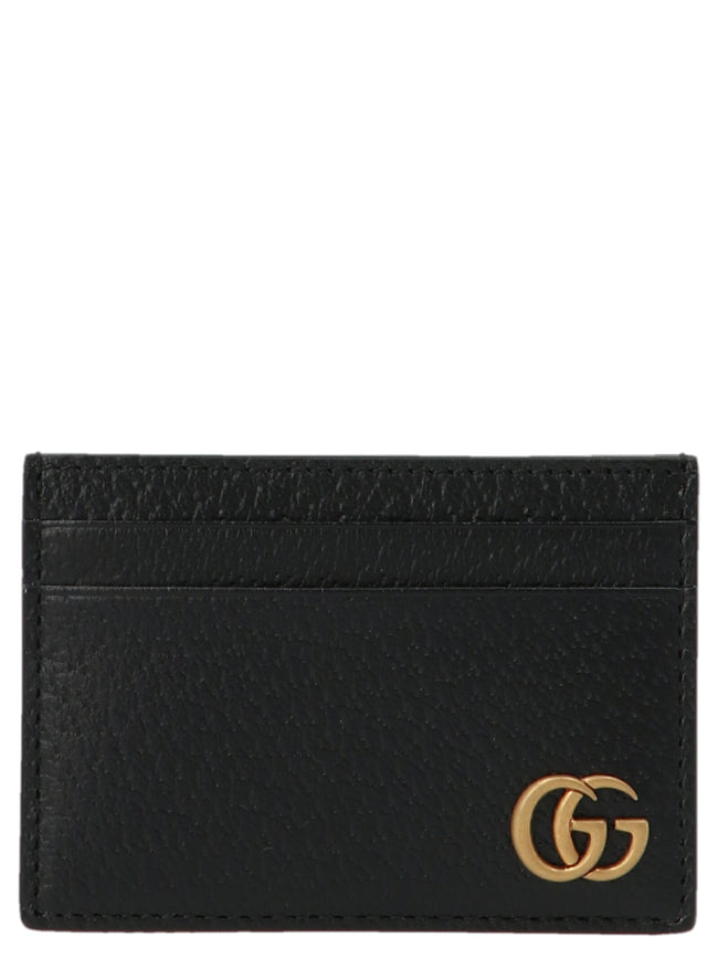 Gucci Schwarzes Kalbsleder-Kartenetui