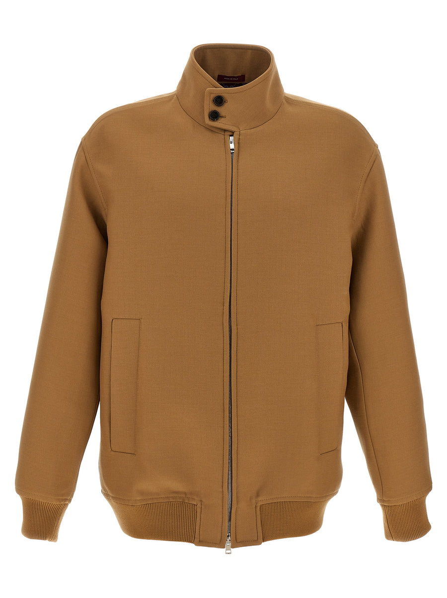 Gucci Brauner Wollmantel in voller Länge