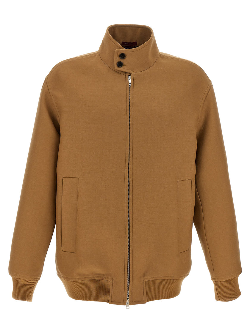 Gucci Brauner Wollmantel in voller Länge