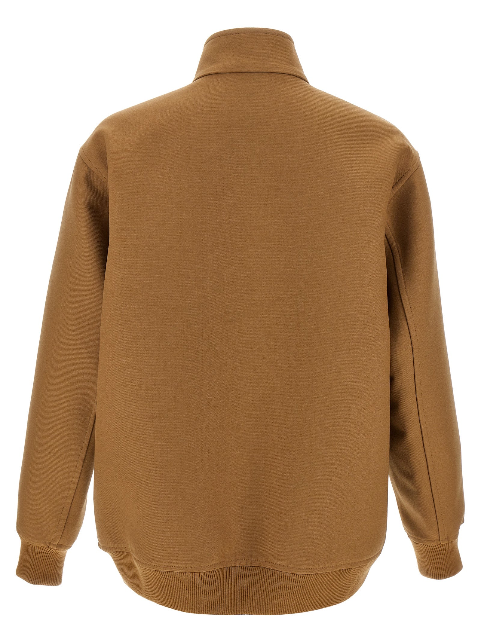 Gucci Brauner Wollmantel in voller Länge