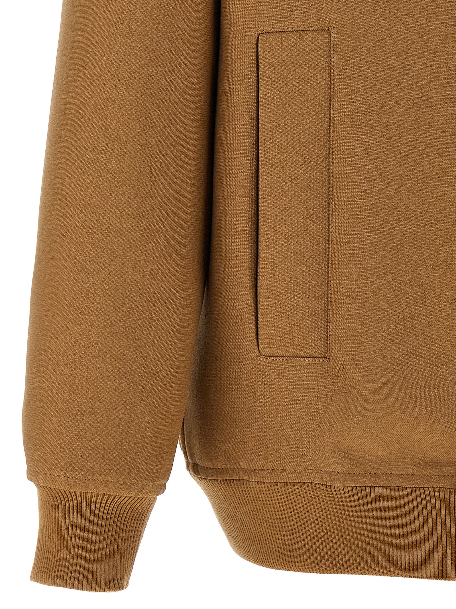 Gucci Brauner Wollmantel in voller Länge