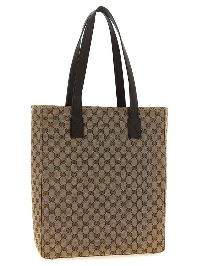 Gucci Braune Schultertasche aus Polyester