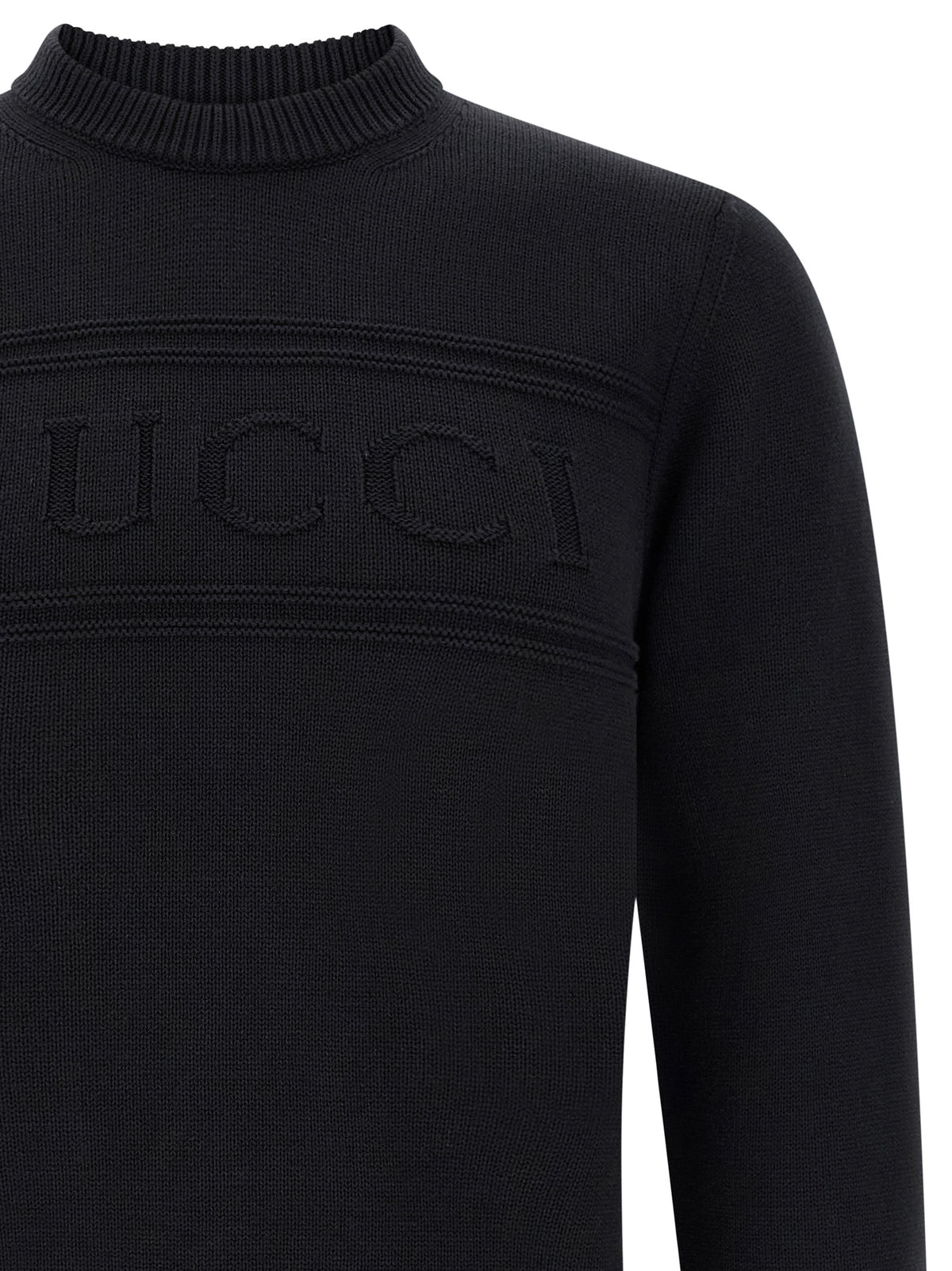 Gucci Schwarzer Baumwollcardigan