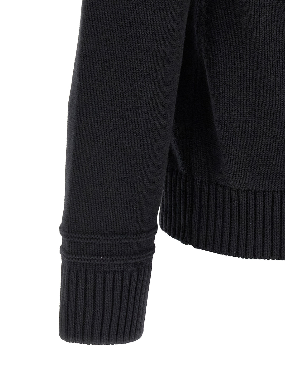 Gucci Schwarzer Baumwollcardigan