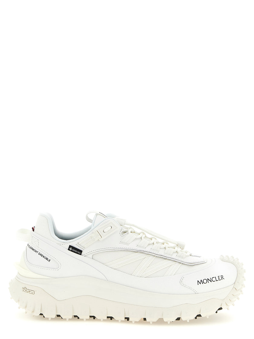 Moncler Weiße Leder-Athletic-Sneaker