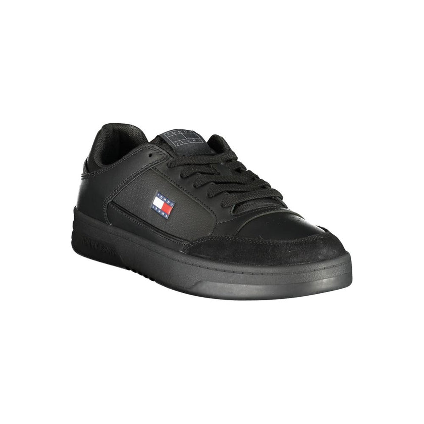 Tommy Hilfiger Schwarze Sportschuhe aus Polyester