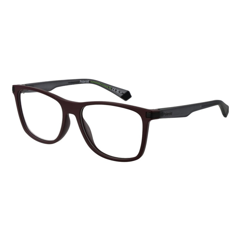 Polaroid Brille aus Burgunderfarbenem Polyester