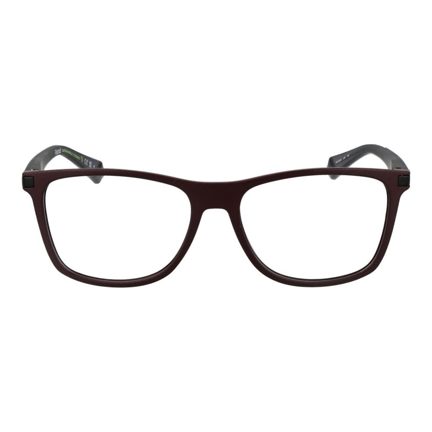 Polaroid Brille aus Burgunderfarbenem Polyester
