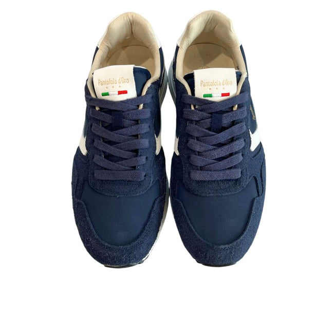 Pantofola D'Oro Blaue Wildleder-Sneaker für Herren