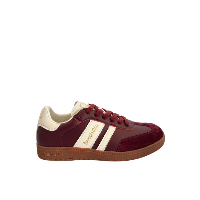 Pantofola D'Oro Men's Red Suede Sneakers