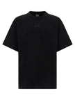 44 Label Group Schwarzes Baumwoll-T-Shirt