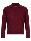ZANONE Bordeaux Kaschmir Poloshirt