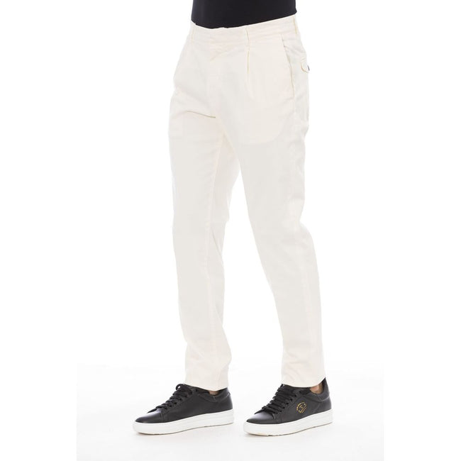 Peserico Beige Herren-Baumwollhose