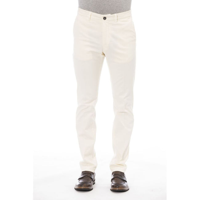 Peserico Beige Cotton Trousers