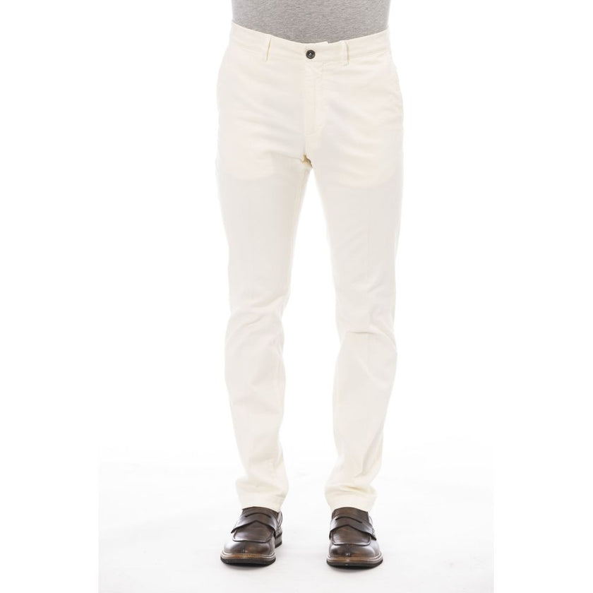 Peserico Beigefarbene Baumwollhose