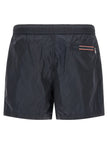 Moncler Blaue Cargo-Shorts aus Polyamid
