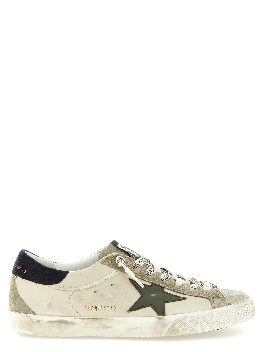 Golden Goose Mehrfarbige Low-Top-Sneaker aus Rindsleder