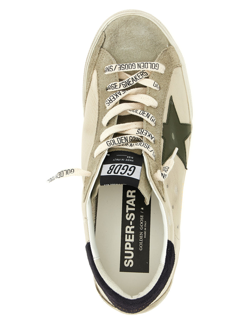 Golden Goose Mehrfarbige Low-Top-Sneaker aus Rindsleder