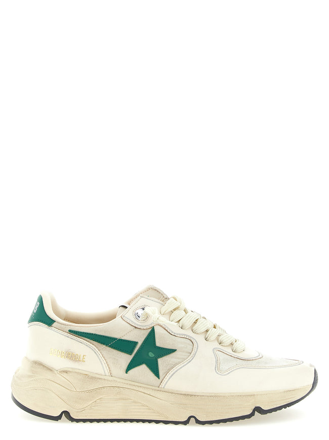 Golden Goose Zweifarbige Leder-Sneaker im Athletic-Stil
