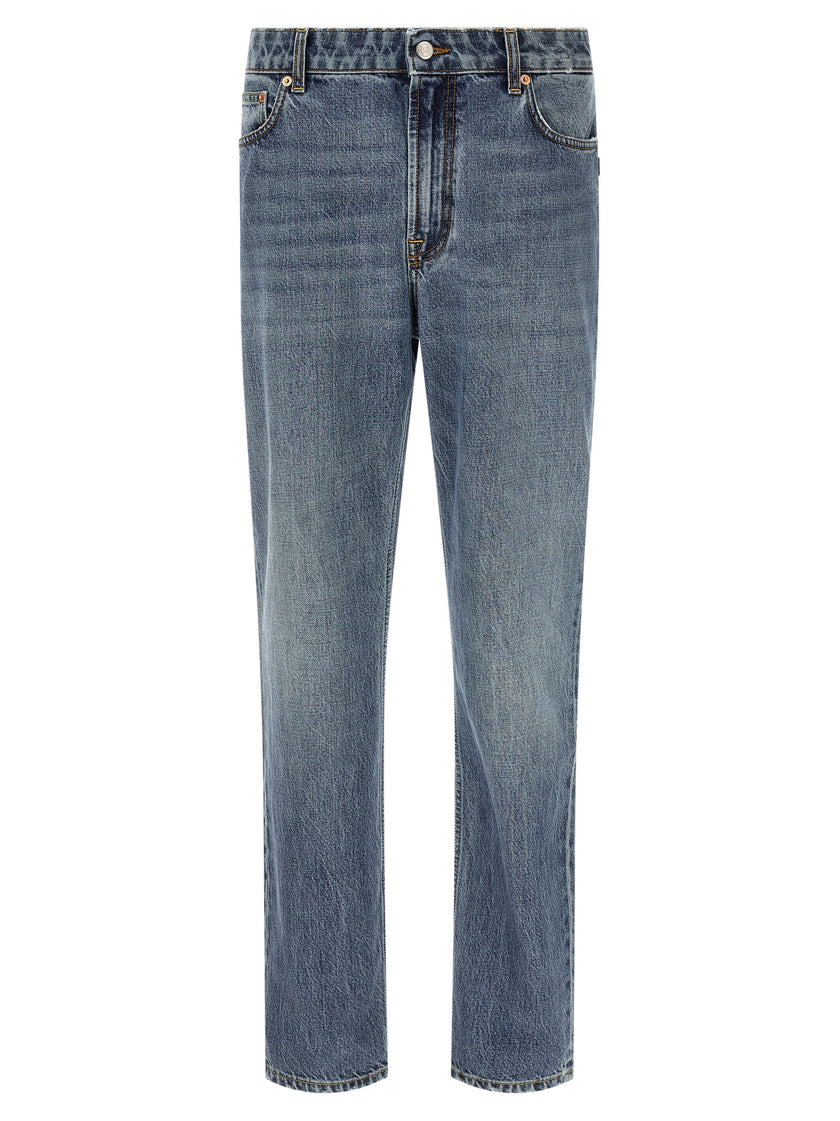Department 5 Blaue Baumwolljeans im Relaxed Fit