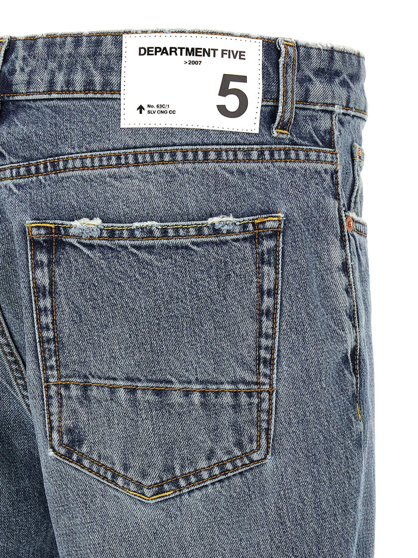 Department 5 Blaue Baumwolljeans im Relaxed Fit