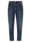 Department 5 Blaue Jeans aus Baumwolle, Tapered Fit