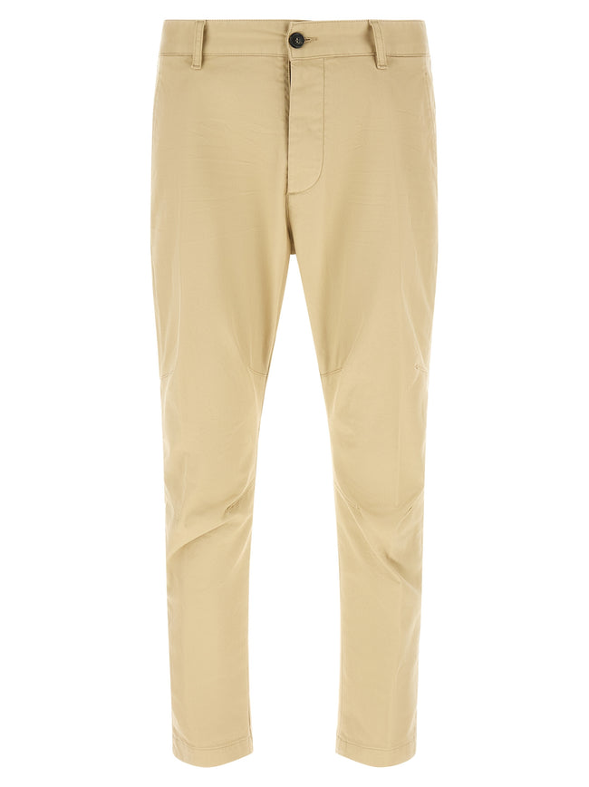 Dsquared² Beige Baumwoll-Cargohose