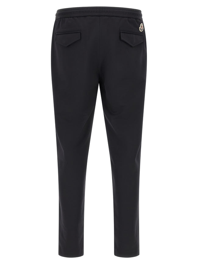 Moncler Schwarze Polyamid-Jogginghose