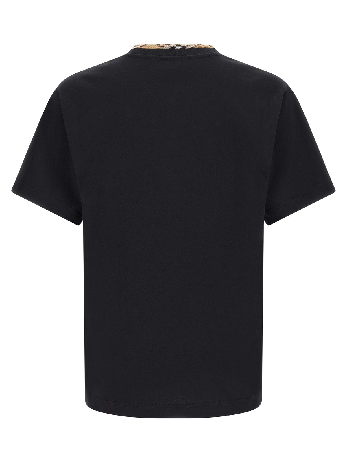 Burberry Schwarzes Baumwoll-T-Shirt