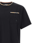 Burberry Schwarzes Baumwoll-T-Shirt