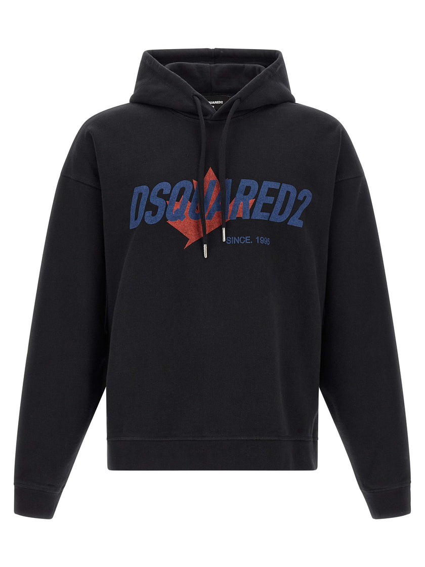 Dsquared² Schwarzer Baumwoll-Sweatshirt