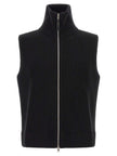 Maison Margiela Ärmelloser Pullover aus schwarzer Wolle