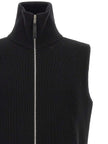 Maison Margiela Ärmelloser Pullover aus schwarzer Wolle