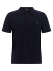 A.P.C. Blaues Poloshirt aus reiner Schurwolle
